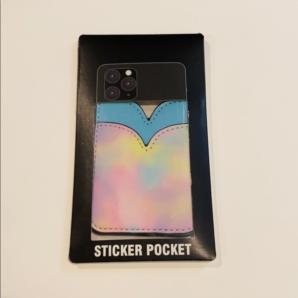 Sticker phone wallet.